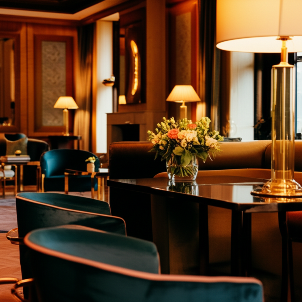 Elegant hospitality moment